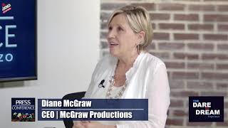 Jim DeLorenzo's "Press Conference" w/Diane McGraw, Dare to Dream Experience (Careers in Sports)