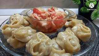 Вкусные и очень сочные манты, приготовленные по домашнему рецепту моей мамы.