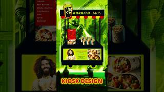 Microsoft Designer / Adobe Premiere: Creating Kiosk Design for Burrito Fast Food