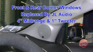 Custom Speaker Pod Fabrication for Toyota Prius 2008 - Crazy Stereo