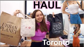 HAUL - Achats à Toronto (UrbanPlanet, Lululemon, Forever21...)