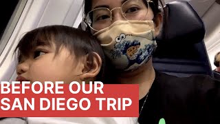 Day 3 Daycare, 2nd Dose Vaccine, and Flew to California // VLOG