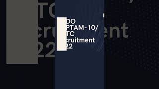 DRDO CEPTAM-10/DRTC Recruitment 2022| Check out full Details about recruitment| #shorts