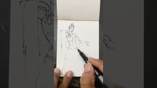 Women sketch easy drawing #artshorts #womansketch #womandrawing #shortsviral #shortsfeed