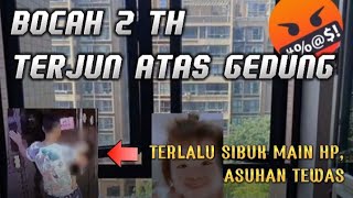 Tertangkap kamera CCTV, gara-gara pengasuh lalai bocah 2 Th tewas tragis