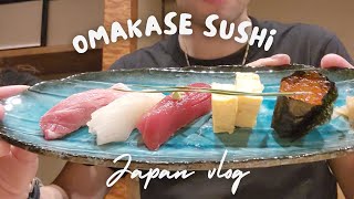 Real Japanese Omakase Sushi Experience | JAPAN VLOG