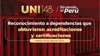 🔴#EnVivo | Reconocimiento a dependencias que obtuvieron acreditaciones y certificaciones