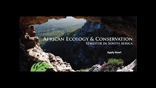 Trop Talk: African Ecology & Conservation in South Africa