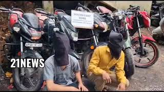 NABBED AUTOMOBILE THEFT OFFENDERS GANG – SEIZED (07) TWO WHEELERS – TOTAL WORTH OF Rs. 3.5 LAKHS