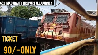 16321 Nagercoil to Coimbatore Express | Madurai Tirupur Full Journey #train #journey #travel