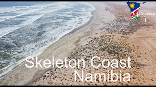 Skeleton Coast along the northern coast of Namibia a desolate beautiful place to explore