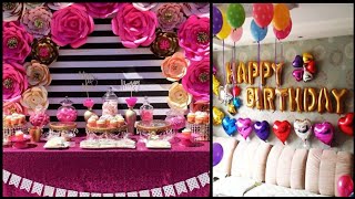 Decoration Ideas For Birthdays // wall Decoration Ideas for birthdays.