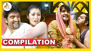 Santhanam Comedy Compilation | Aranmanai | Sundar C | Hansika Motwani | Andrea | Santhanam