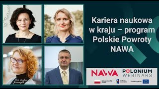 Kariera naukowa w kraju – program Polskie Powroty NAWA