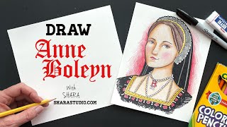 How to draw Anne Boleyn