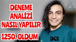 Matematik deneme analizi nasıl yapılır ? Türkçe  deneme analizi nasıl  yapılır ? DGS