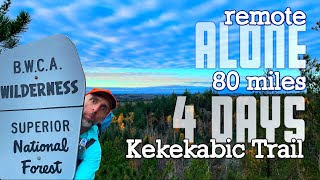 Remote Alone BWCA Kekekabic Trail