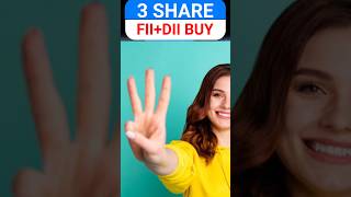 3 Share जितना गिरे उतना खरीदो! FII + DII Buying Stock! 3 Best Stocks to Buy Now #buy #beststocks