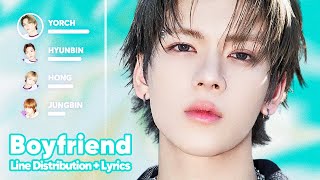 POW - Boyfriend (Line Distribution + Lyrics Karaoke) PATREON REQUESTED