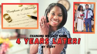 I FINALLY Changed My Last Name 4 Years After Getting Married. Here's Why! (VLOG)