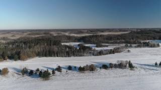 Pinehaven farm on a cold winter day