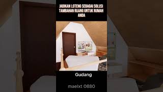 Loteng sbg tambahan ruang #rumah #shortsvideo