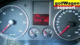 How to reset oil light on VW SCIROCCO 2008-2009