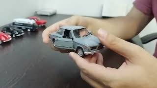 Old Diecast Gray Fiat 1973