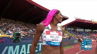 Women's 200m - Shaunae Miller Uibo 22,15 (Diamond League Birmingham 2018)