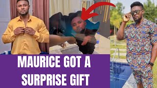 Maurice Sam got a surprise gift from a fan who appreciates him. See👇🏼#mauricesam #soniauchetv