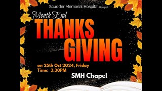 25-10-2024 Thanksgiving Service - LIVE STREAMING