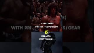 Rambo vs Strong Characters