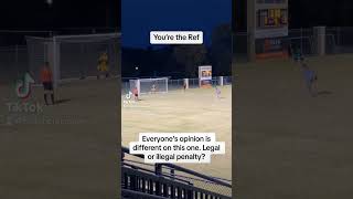 What’s your call? Legal or Illegal Penalty? #soccer #penaltyshootout #ncaasoccer