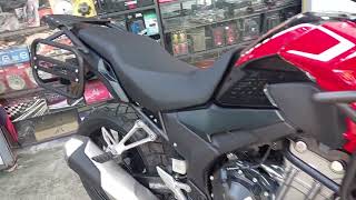 HONDA CB500X 2022 - CRASHGUARD & BRACKET BY: RED MOTOSHIELD