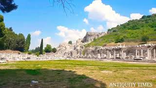 The Agora of Ephesus Ancient City.