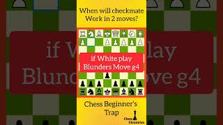 Checkmate in 2 Moves: Chess Beginner's Trap #chess #chesstactics #chessgame #chesscom