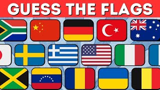 SUPER EASY Guess the Flag Game - GEO GUESS