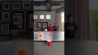 INSANE PINGPONG HIT AND ROLL TRICKSHOT! #trickshots #trickshot #shorts