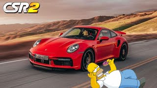 【CSR2】911 Turbo S (992), shift & tune for 7.876