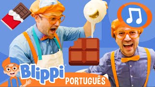 Blippi e os Docinhos | Cante com o Blippi Brasil!