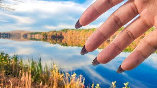 Public ASMR🍁Fall Lakeview Camera Tapping Scratching Lofi