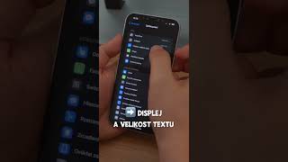 Jak nastavit iPhone pro babičku nebo dědečka #apple #iphone #iphonehacks