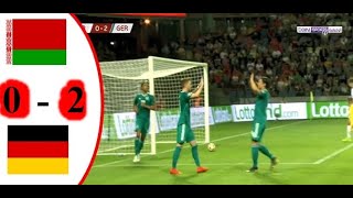 ملخص أهداف مباراة روسيا البيضاء ضد ألمانيا 0-2  / التصفيات المؤهلة لليورو 2020