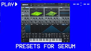 Serum Presets Retro Synthwave Style 💾