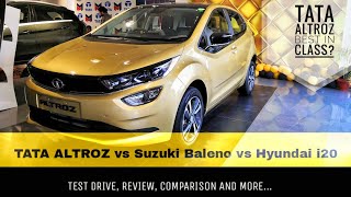 Altroz vs Baleno vs i20 comparison | Tata Altroz Review | Suzuki in trouble? | Hindi