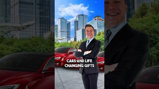 The guy who giveaway cars and life changing gifts #shorts #millionaire #shortsfeed