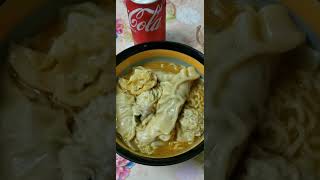 #short dumpling with noodles #lakwatseragirl #tasty #foods