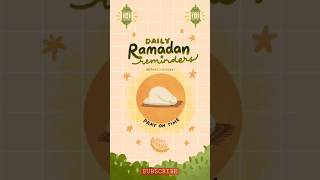 Ramadan Reminder #shorts #ramadan #islam #quran #youtubeshorts