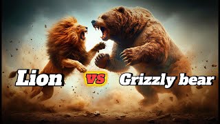 Grizzly Bear vs Lion - Ultimate Animal Battle Showdown! (2024)- WHO WINS?