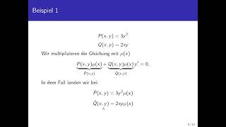 Integrierender Faktor/Eulerscher Multiplikator (gewöhnliche Differenzialgleichungen)